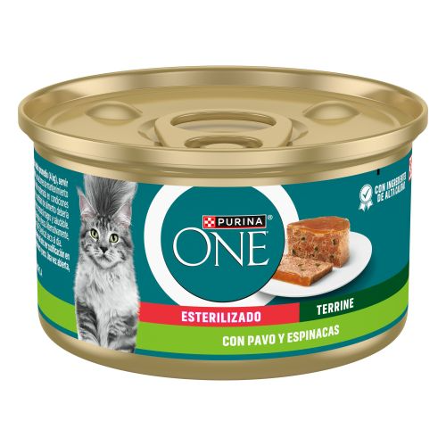 Lata de Purina® ONE® estirilizado HsCCTurkey&Spinach
